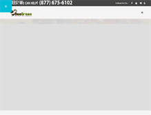 Tablet Screenshot of beegreenremoval.com